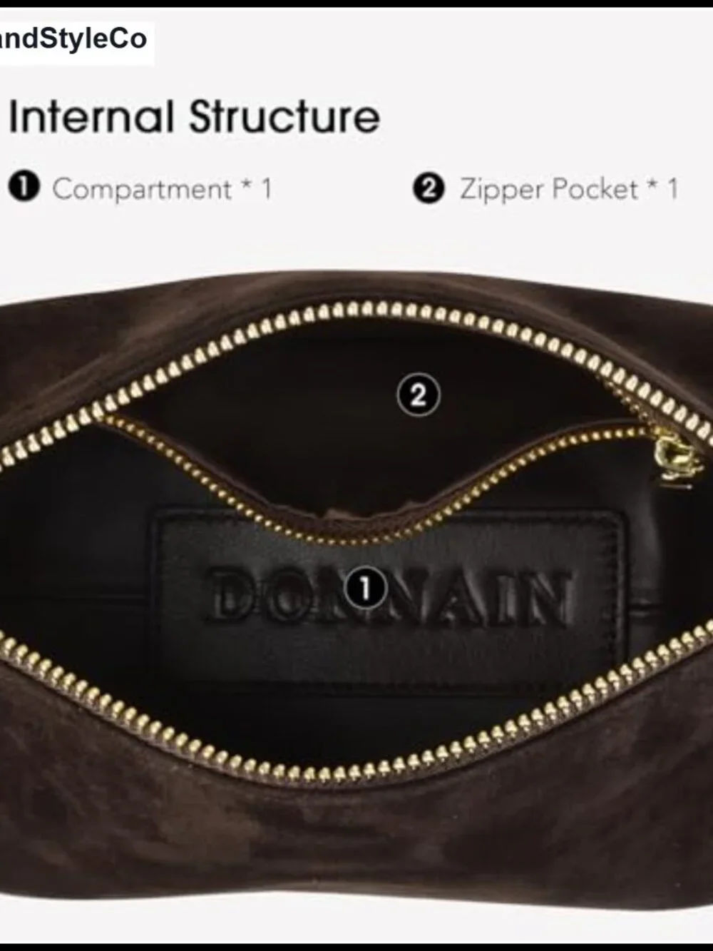 Premium Suede Leather Crossbody Bag Barrel Hobo Purse